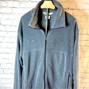 Columbia Men's Greenish/Gray Zip-Up Jacket Size Large